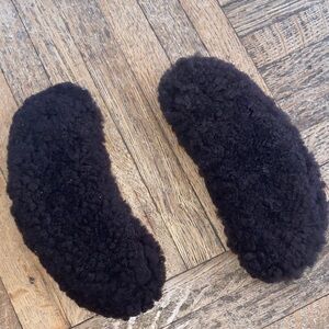 Vintage epaulets brown fuzzy shoulder decorations vintage military jacket